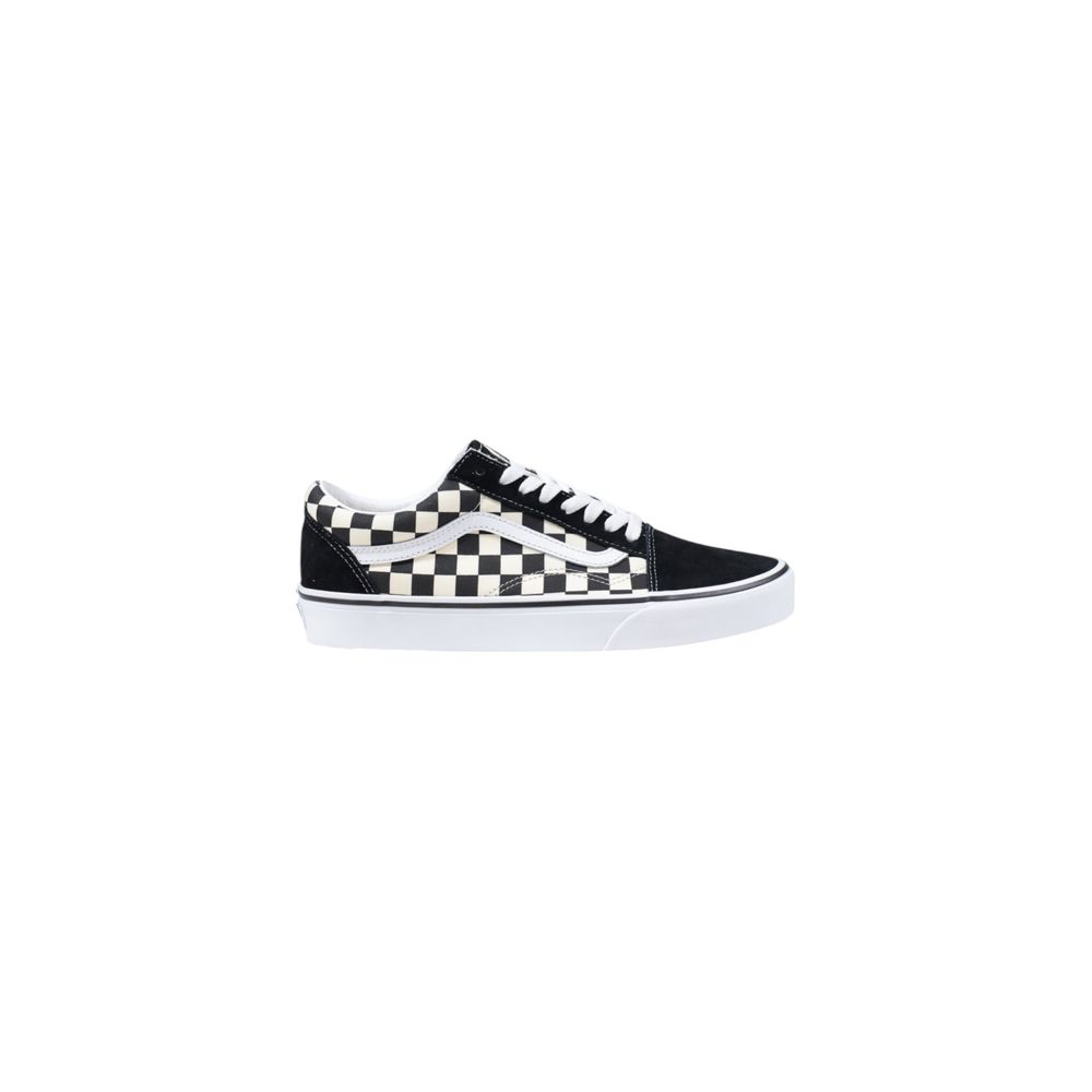 Black And White Fabric Sneaker