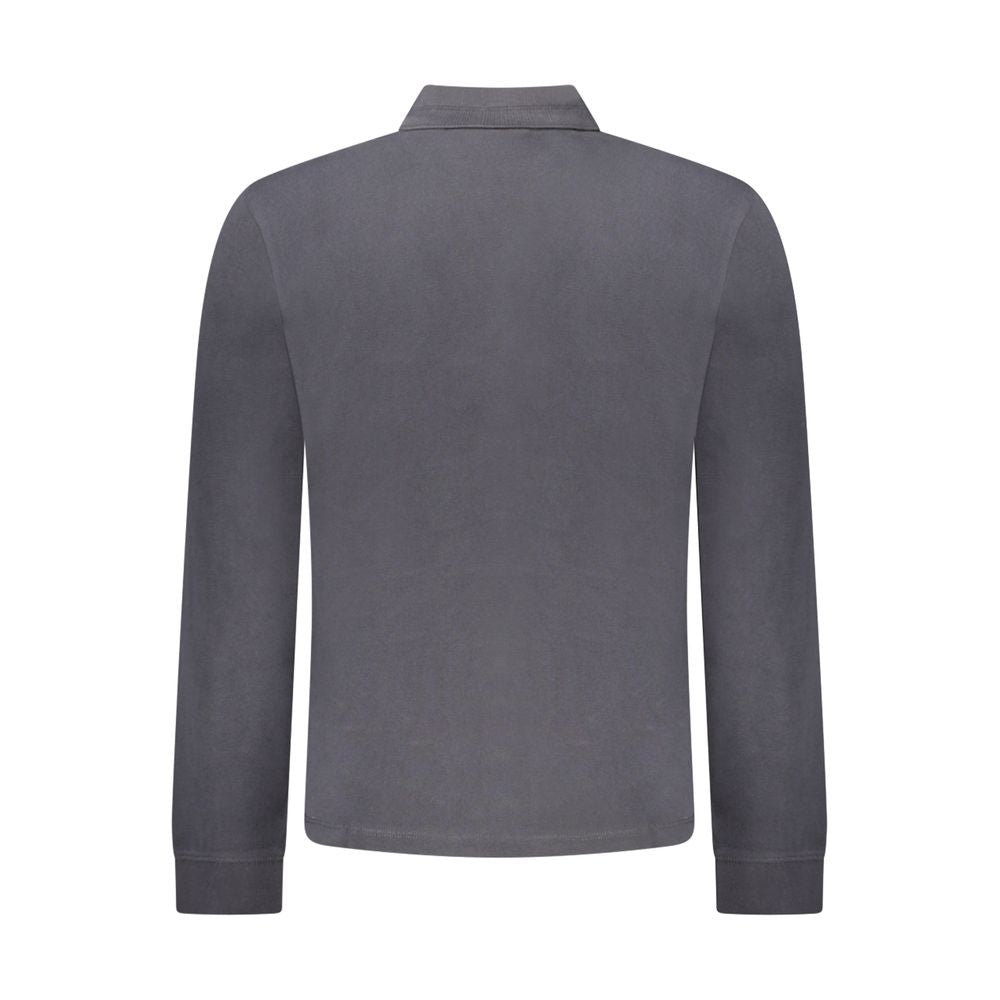 Nero Cotton Men Polo Shirt
