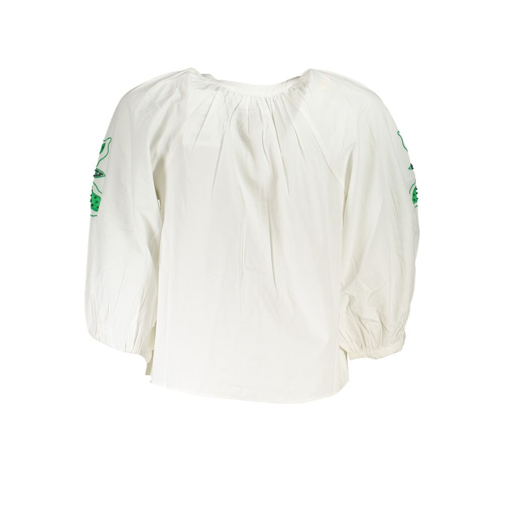 White Polyester Shirt