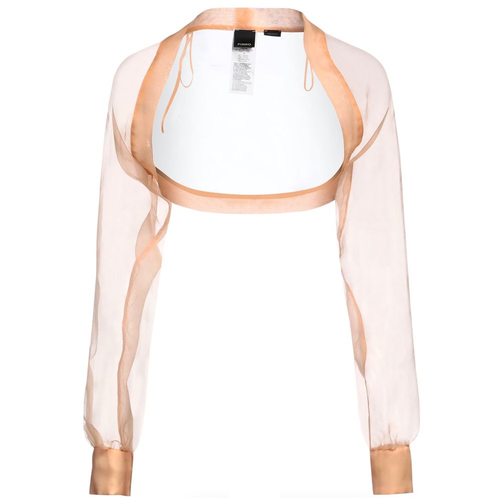 Pink Polyester Blouse