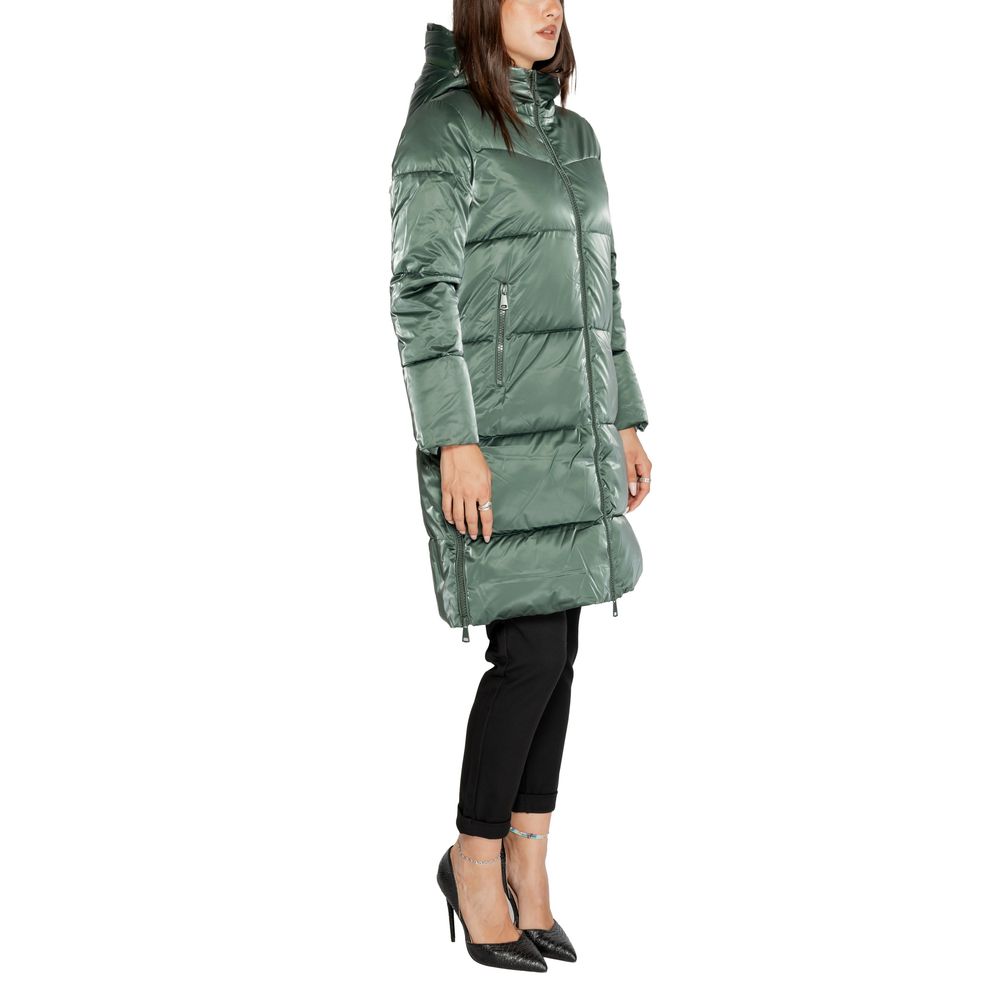 Green Polyester Jackets & Coat