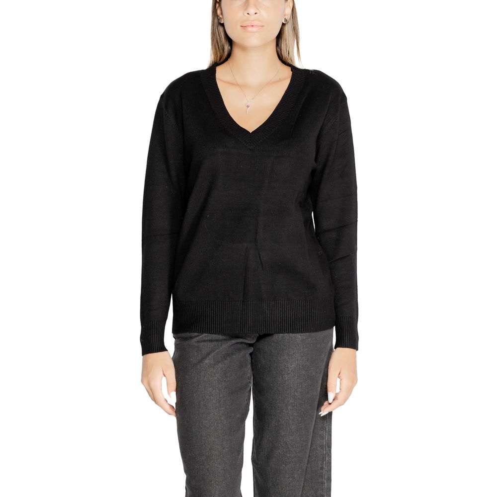 Black Viscose Sweatshirt