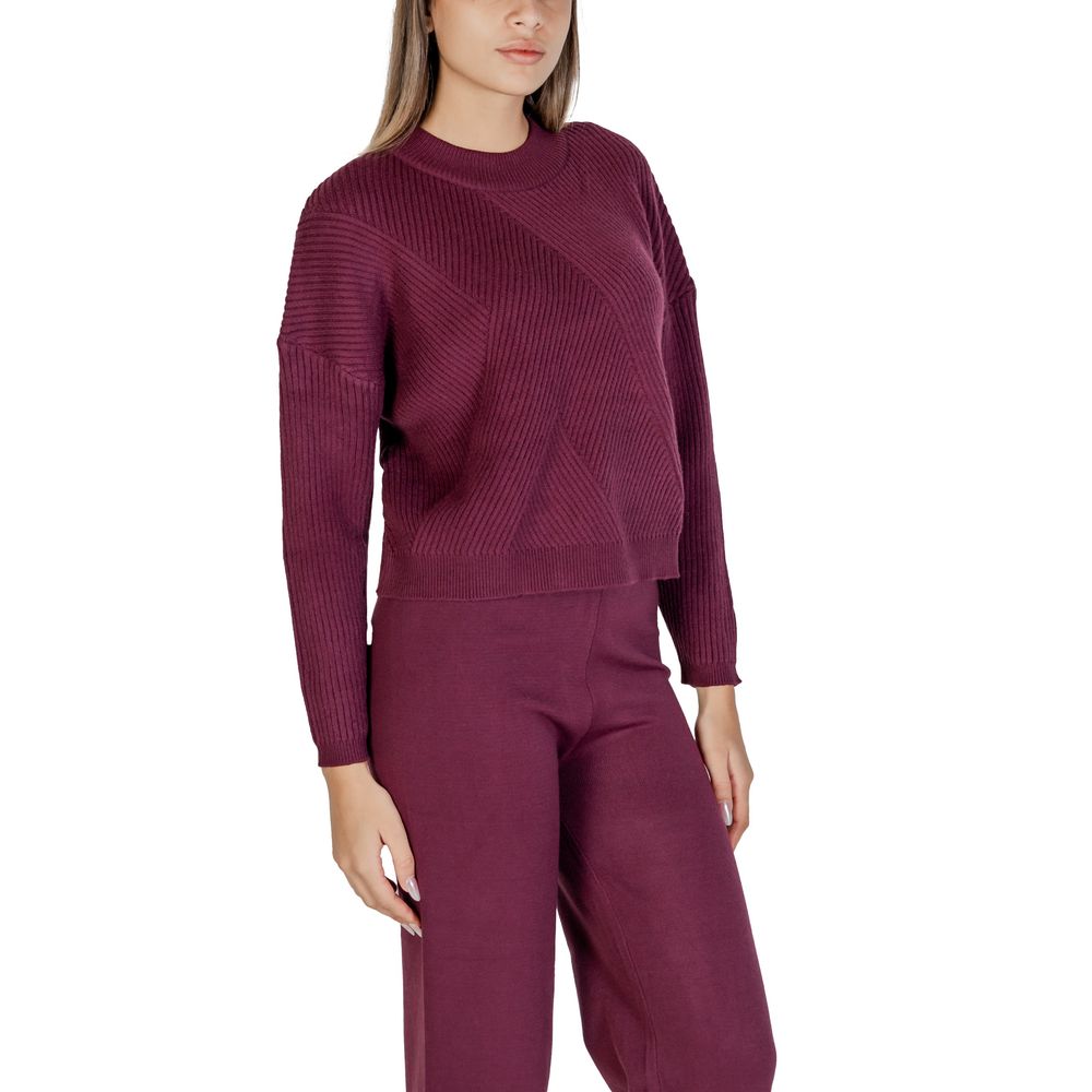 Purple Viscose Sweater