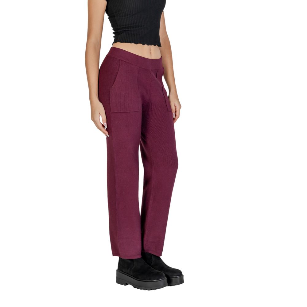 Purple Viscose Pant