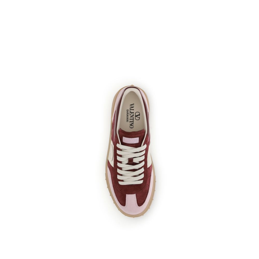 Multicolor Calf Leather Bos Taurus Low Top Sneakers