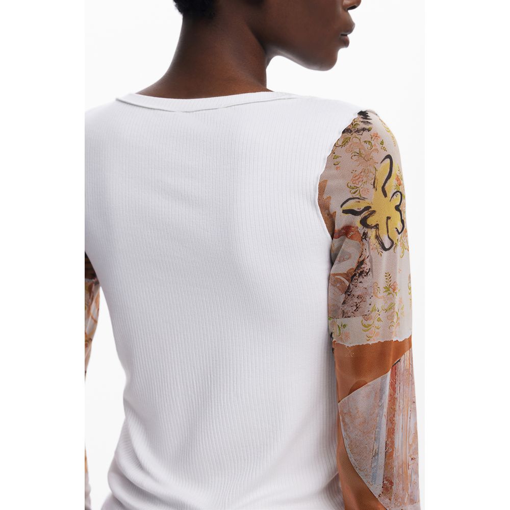 Bianco Viscosa Women Sweater