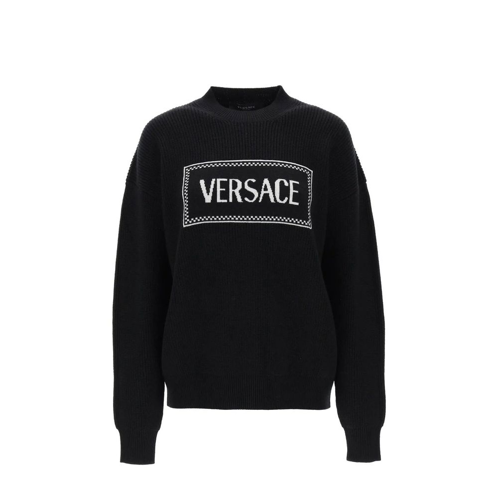 Black Wool Sweatshirt