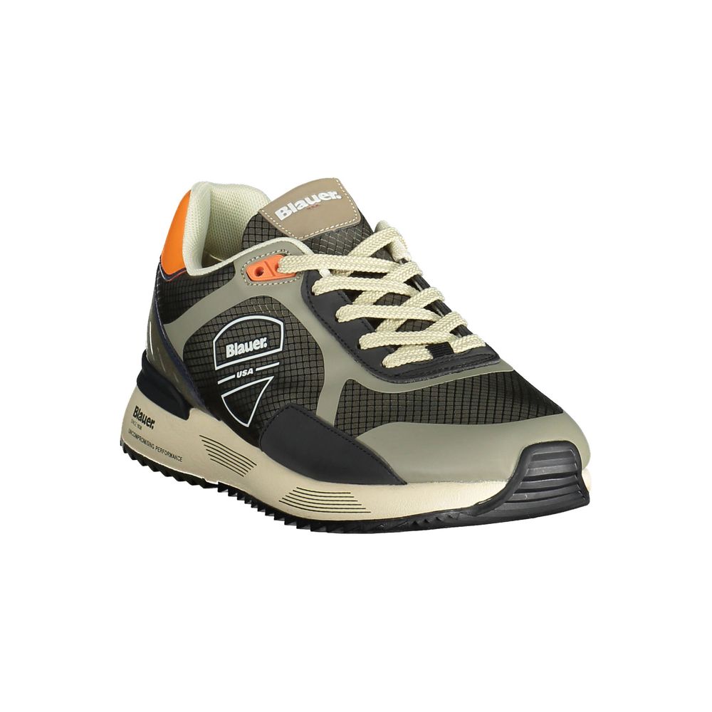 Green Polyester Sneaker