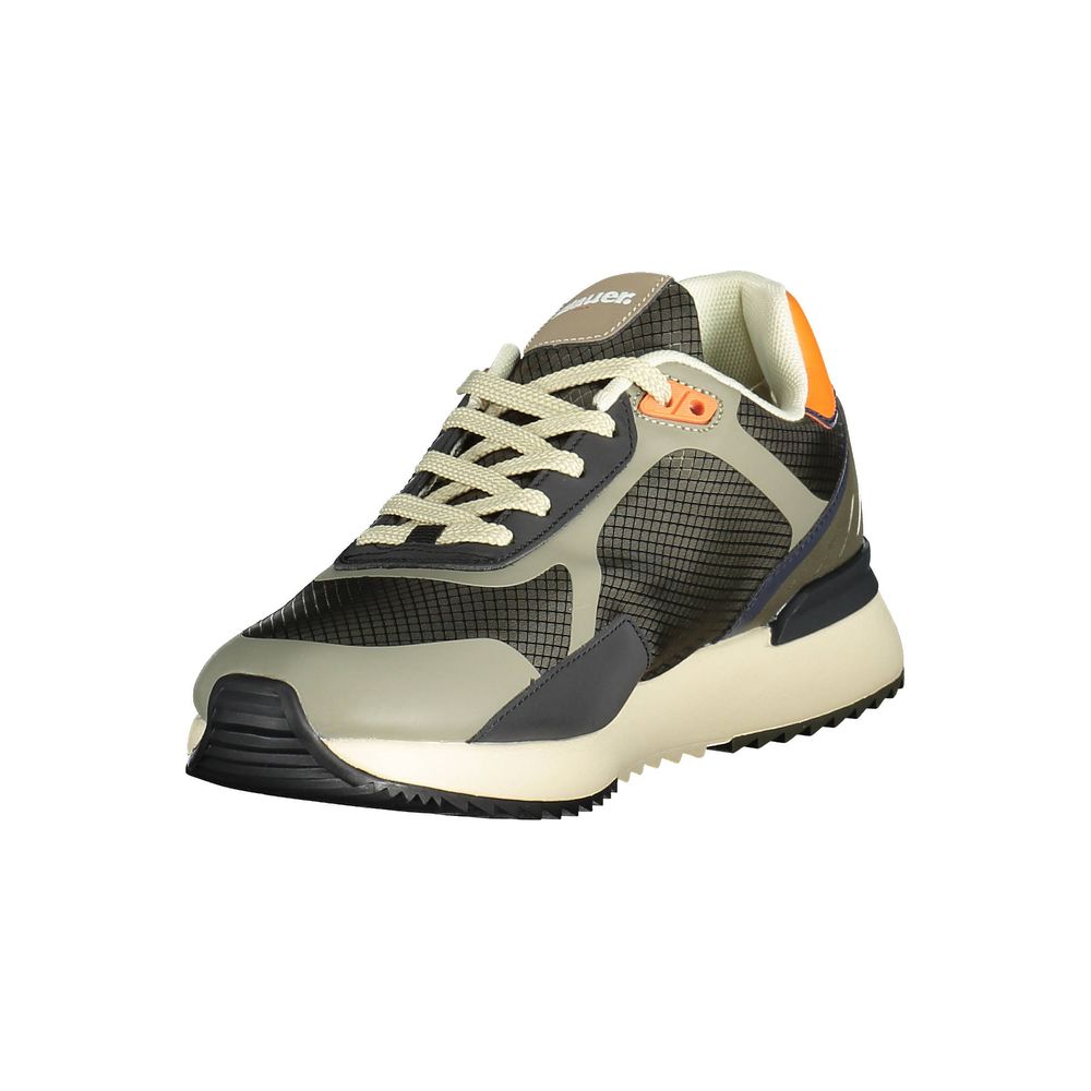 Green Polyester Sneaker