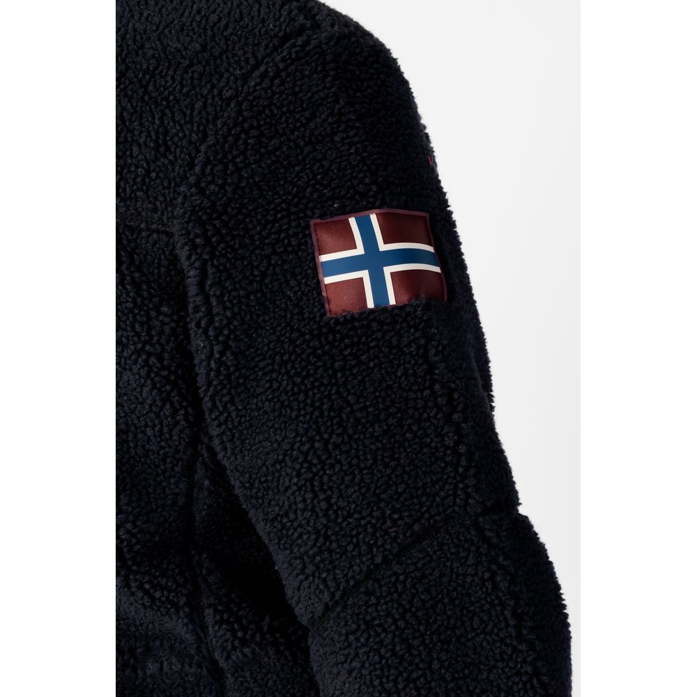 Black Polyester Sweatshirt