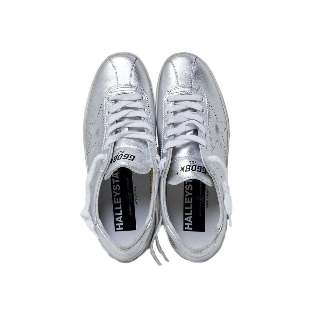 Gray Leather Sneaker