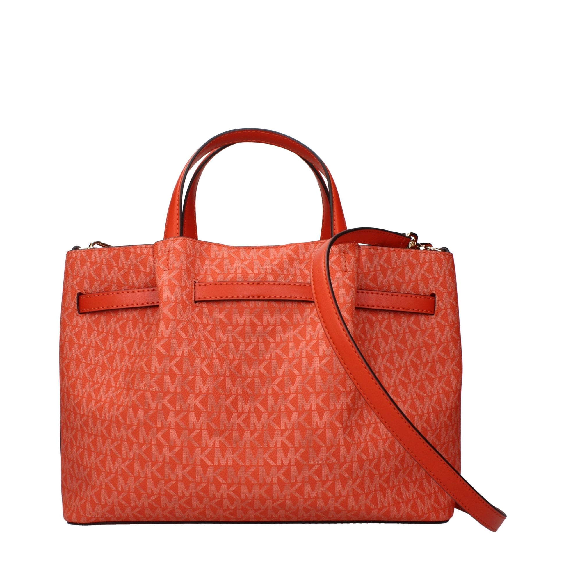 Orange Fabric Handbag