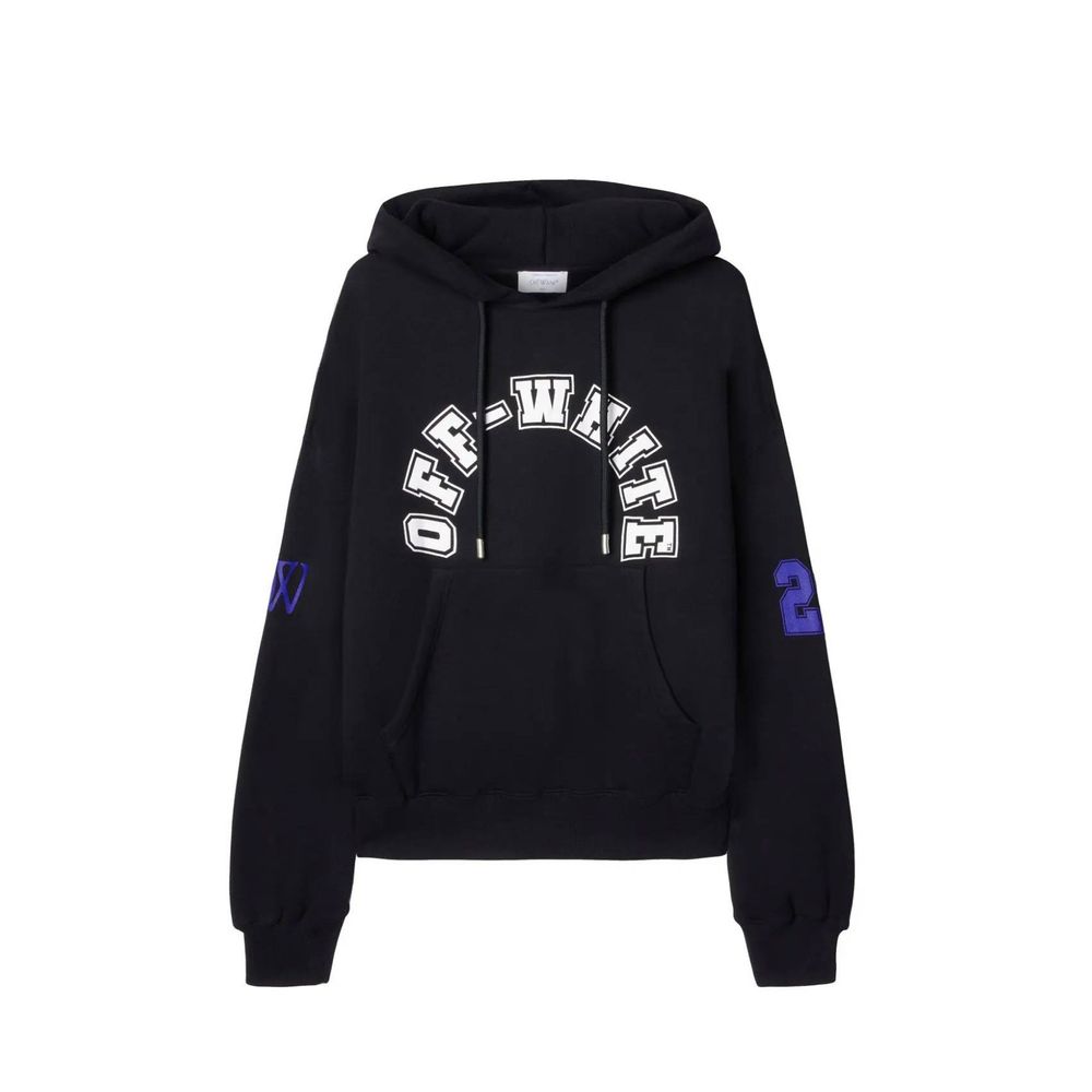 Black Cotton Sweatshirt