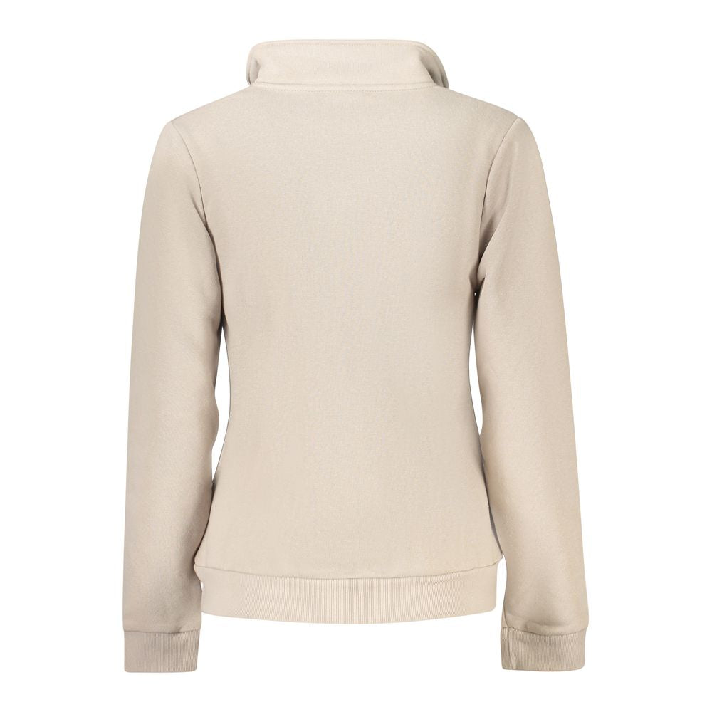 Beige Cotton Sweatshirt