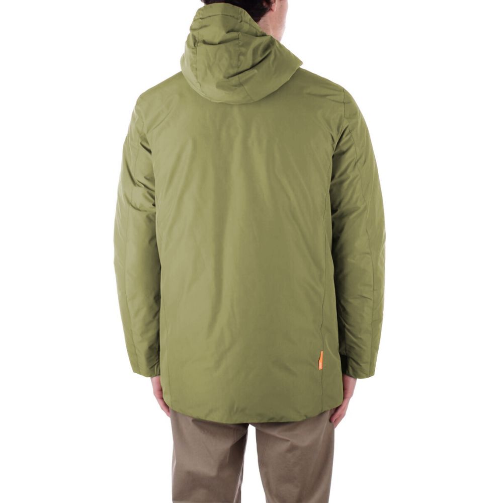 Green Polyester Jackets & Coat