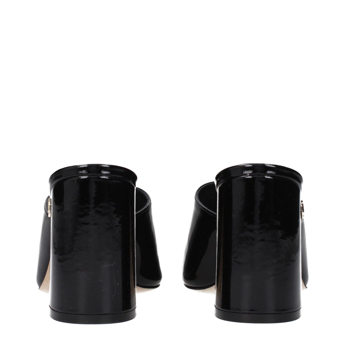 Black Leather Platform Sandals