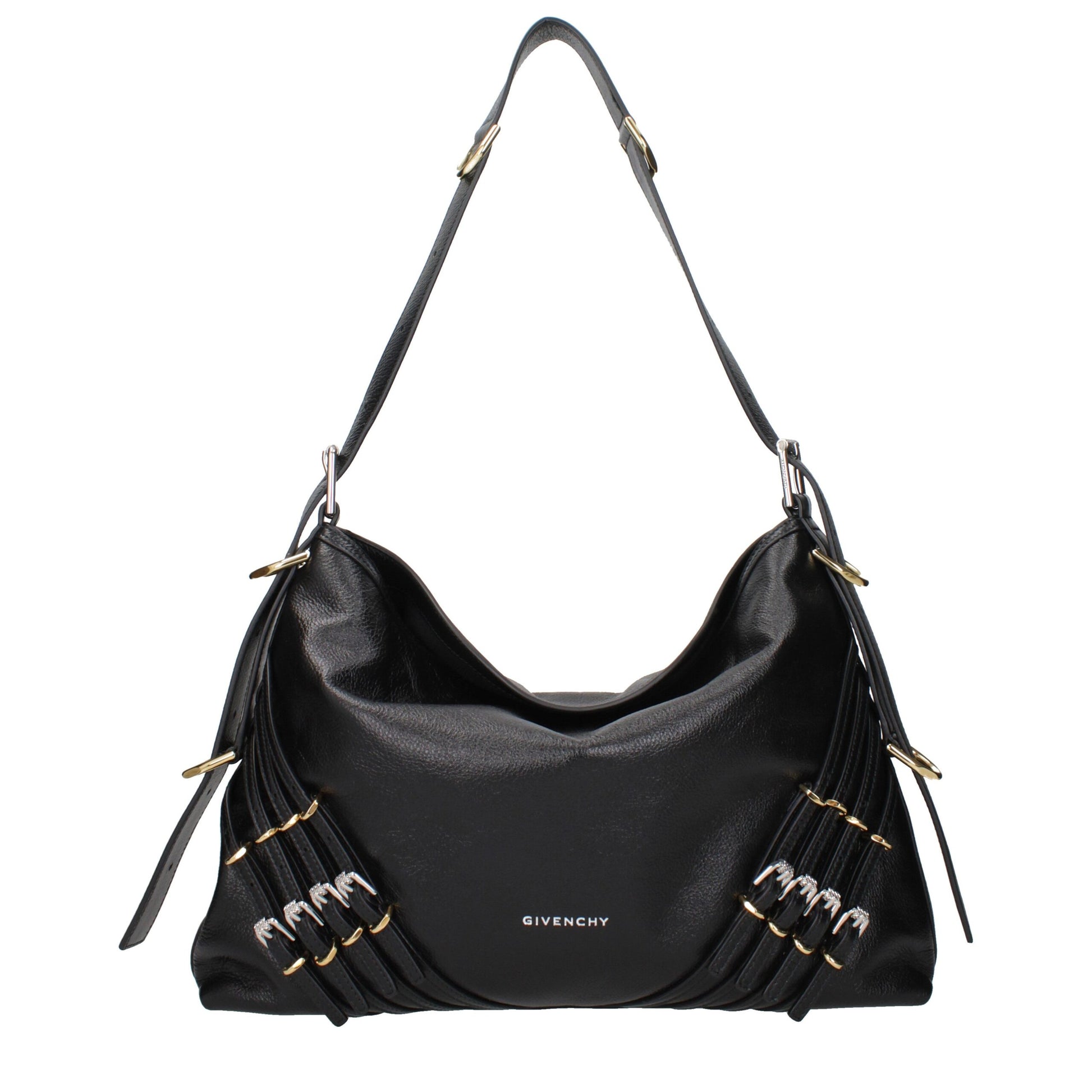 Black Leather Shoulder Bag