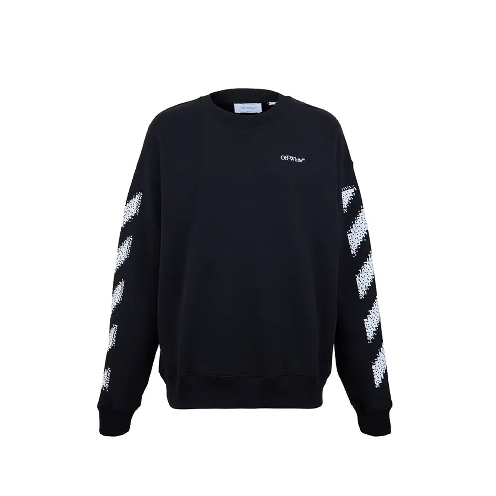 Black Cotton Sweatshirt
