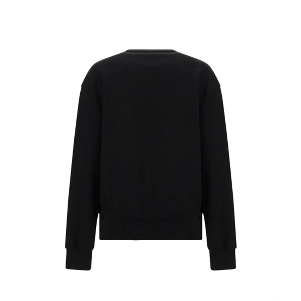 Black Cotton Sweatshirt