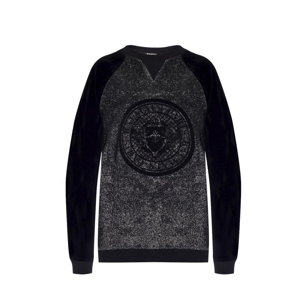 Black Elastane Sweatshirt