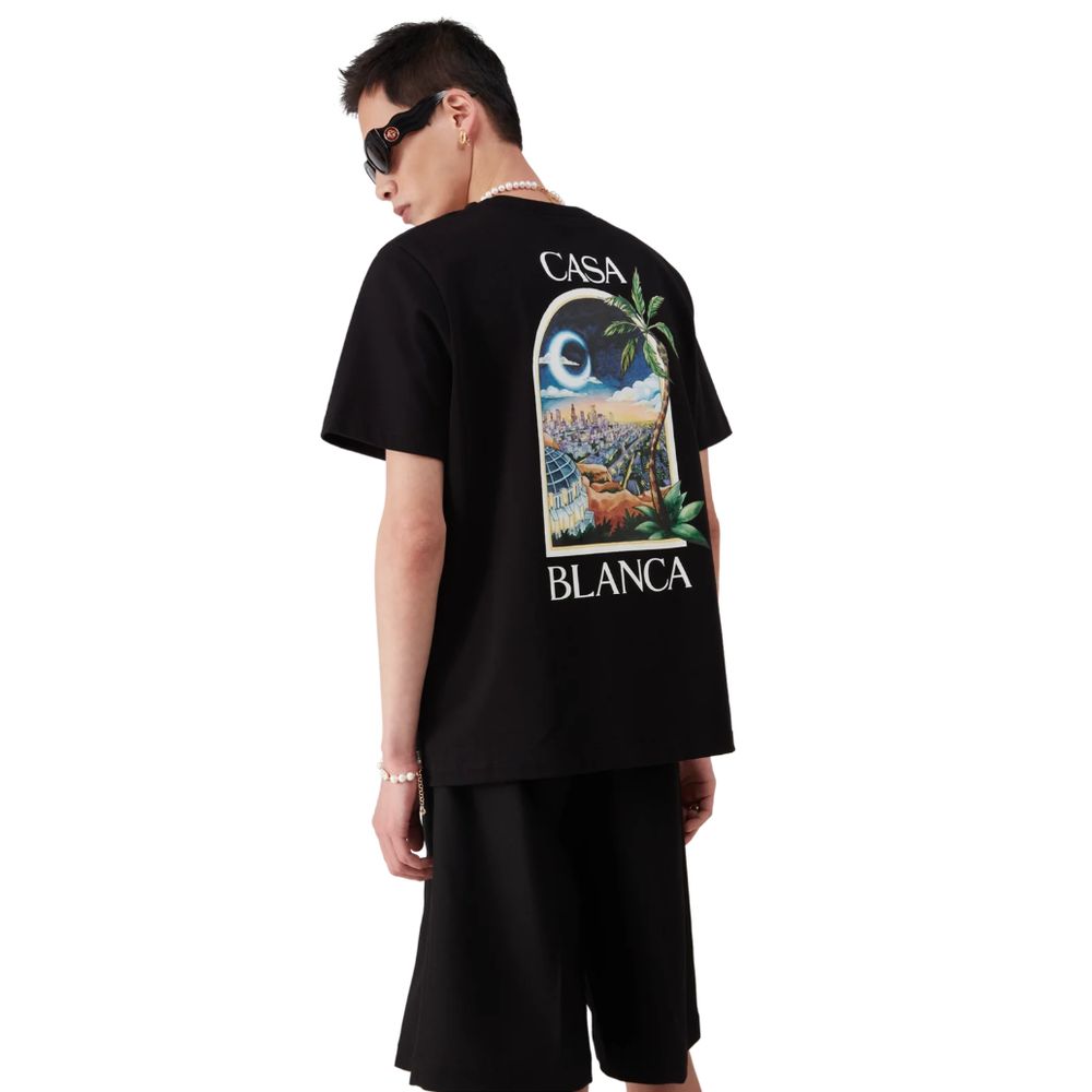 Black Cotton T-Shirt