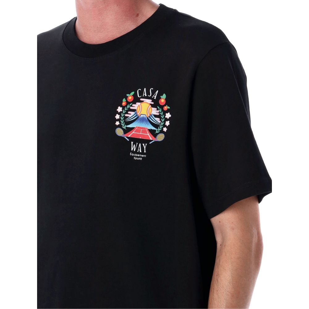 Black Cotton T-Shirt