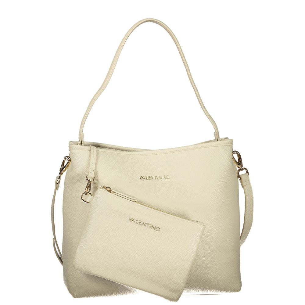 Beige Polyethylene Handbag