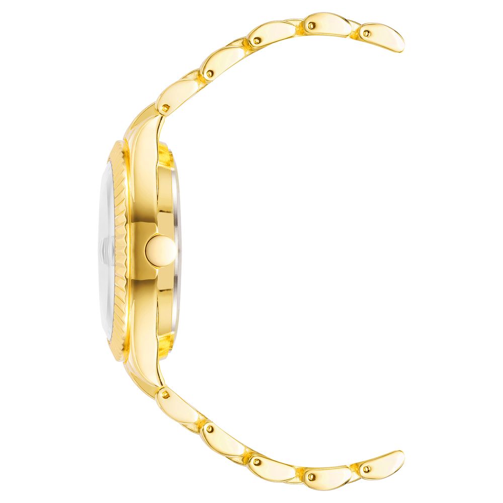 Gold Metal Dress Watch