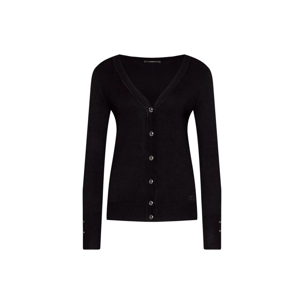 Black Viscose Cardigan