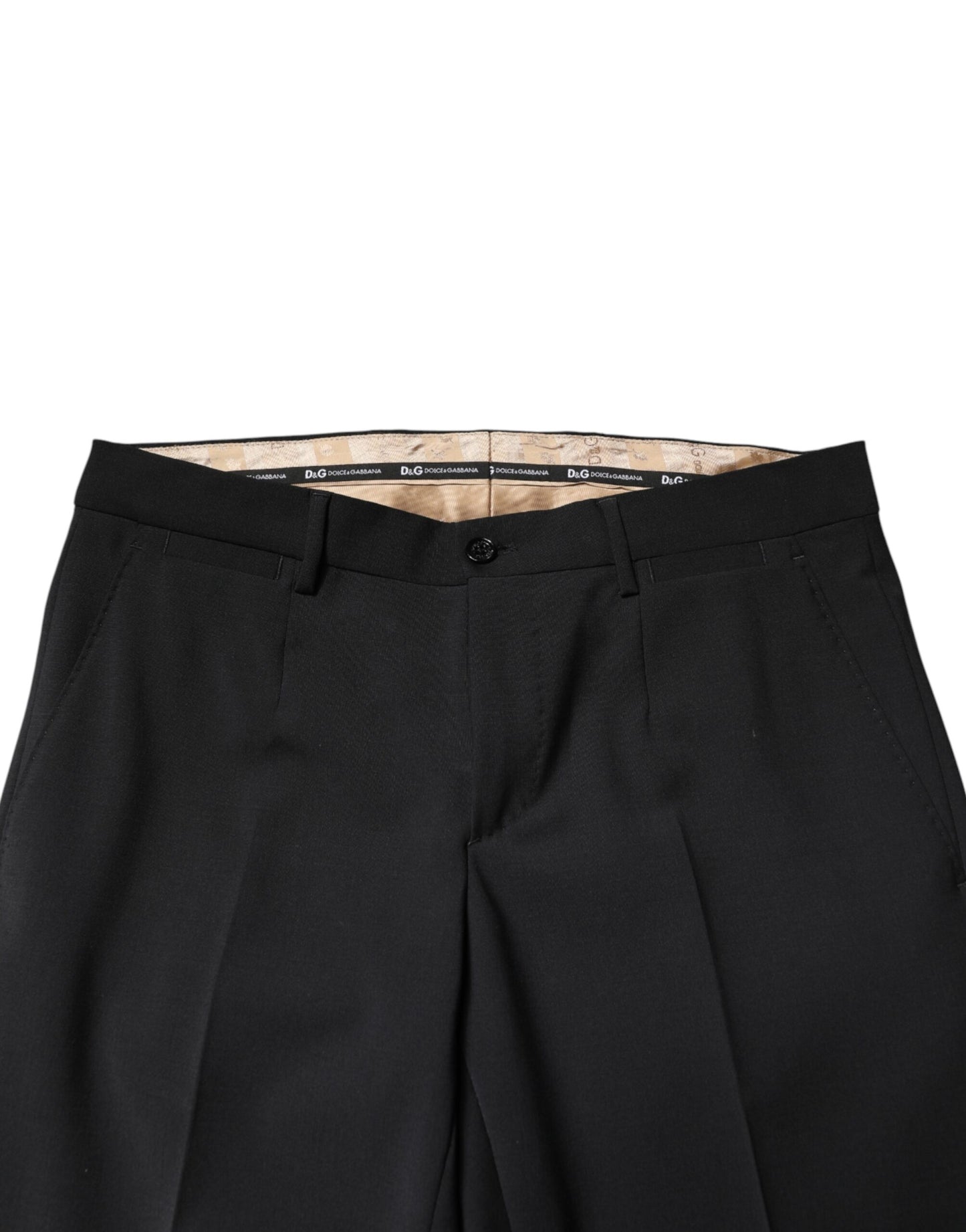 Black Wool Formal Dress Men Trouser Pants
