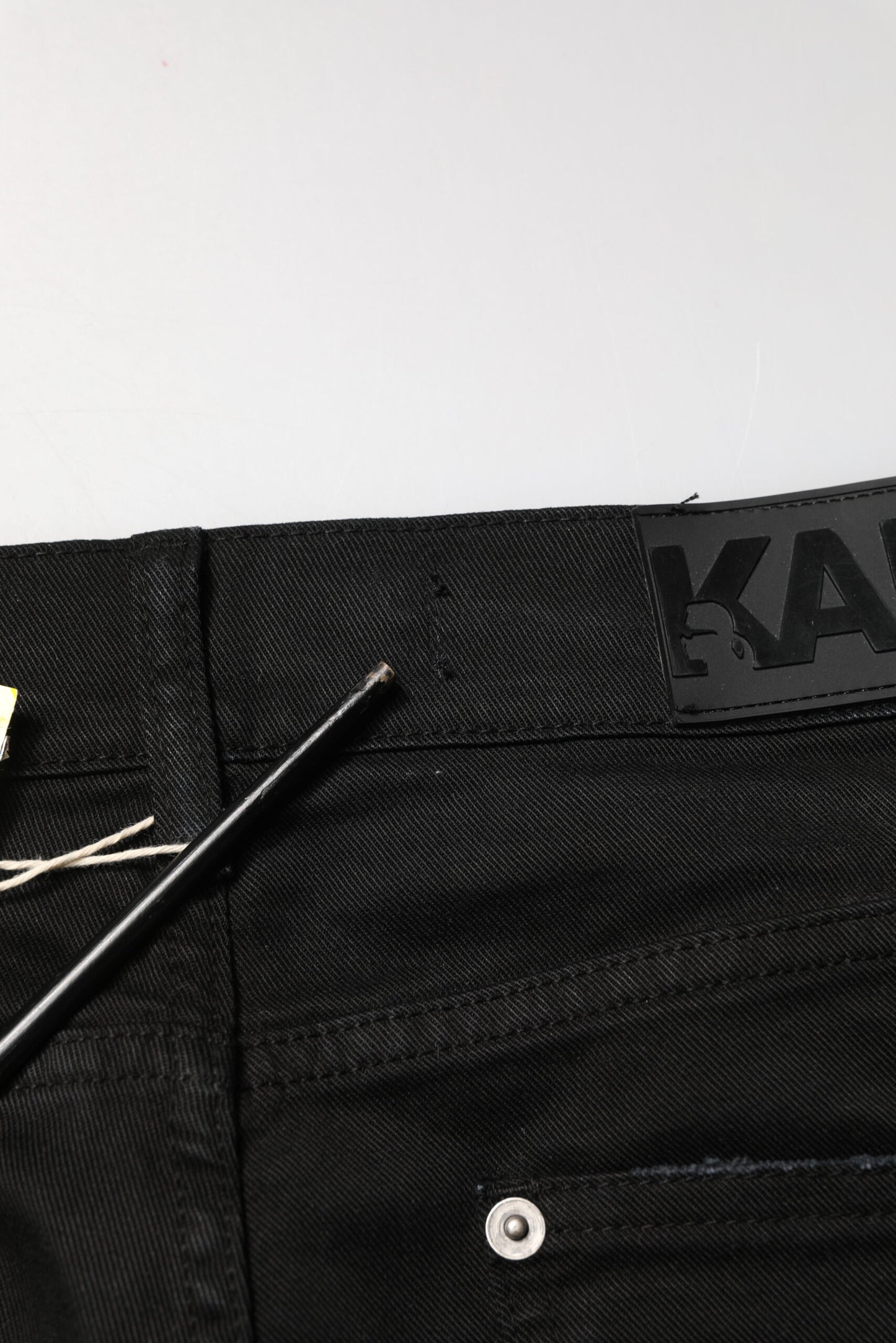 Black Tattered Men Skinny Denim Trouser Jeans