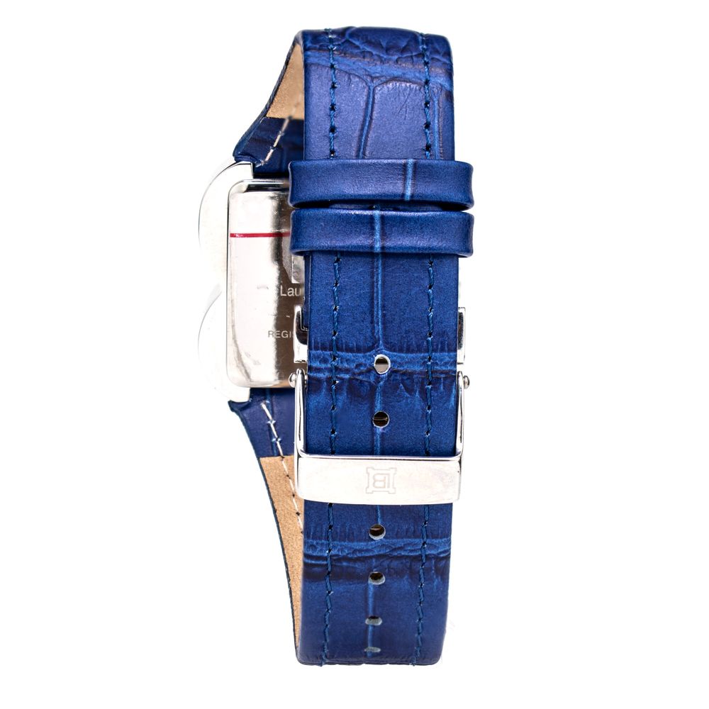 Blue Leather Bracelet Watch