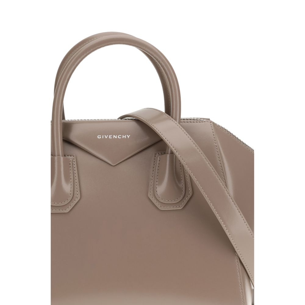 Gray Calf Leather Bos Taurus Handbag