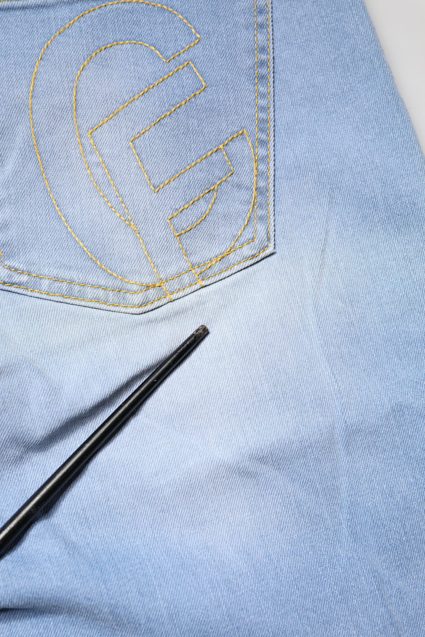 Light Blue Washed High Waist Bootcut Denim Jeans