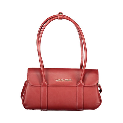Red Polyurethane Woman Bag