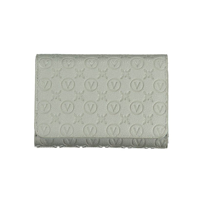 Gray Polyurethane Women's Wallet