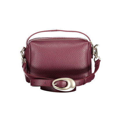 Rosso Poliuretano Womens Bag with Adjustable Shoulder Strap
