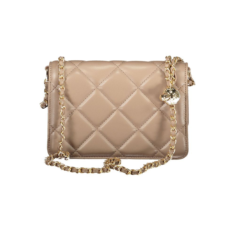 Marrone Poliuretano Womens Shoulder Bag