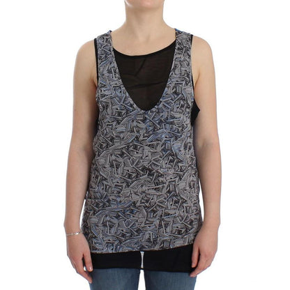 Black Silk Top