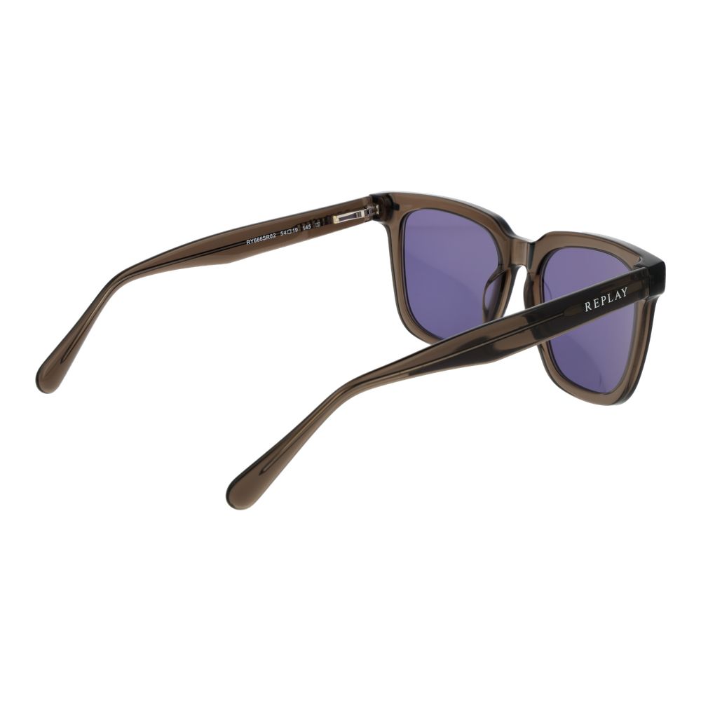 Brown Plastic Sunglasses