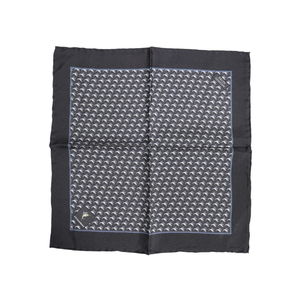 Black Silk Scarf