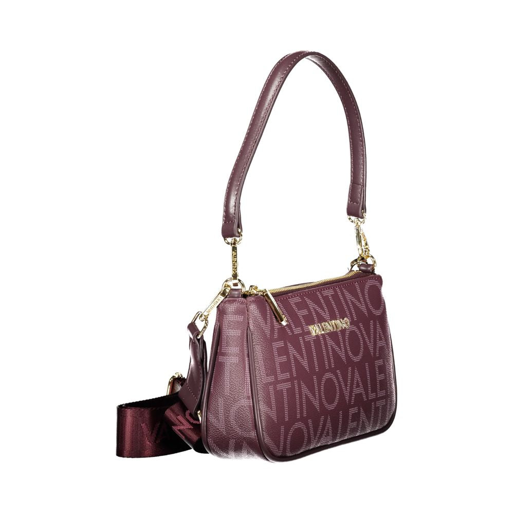 Rosso Polyurethane Women Handbag