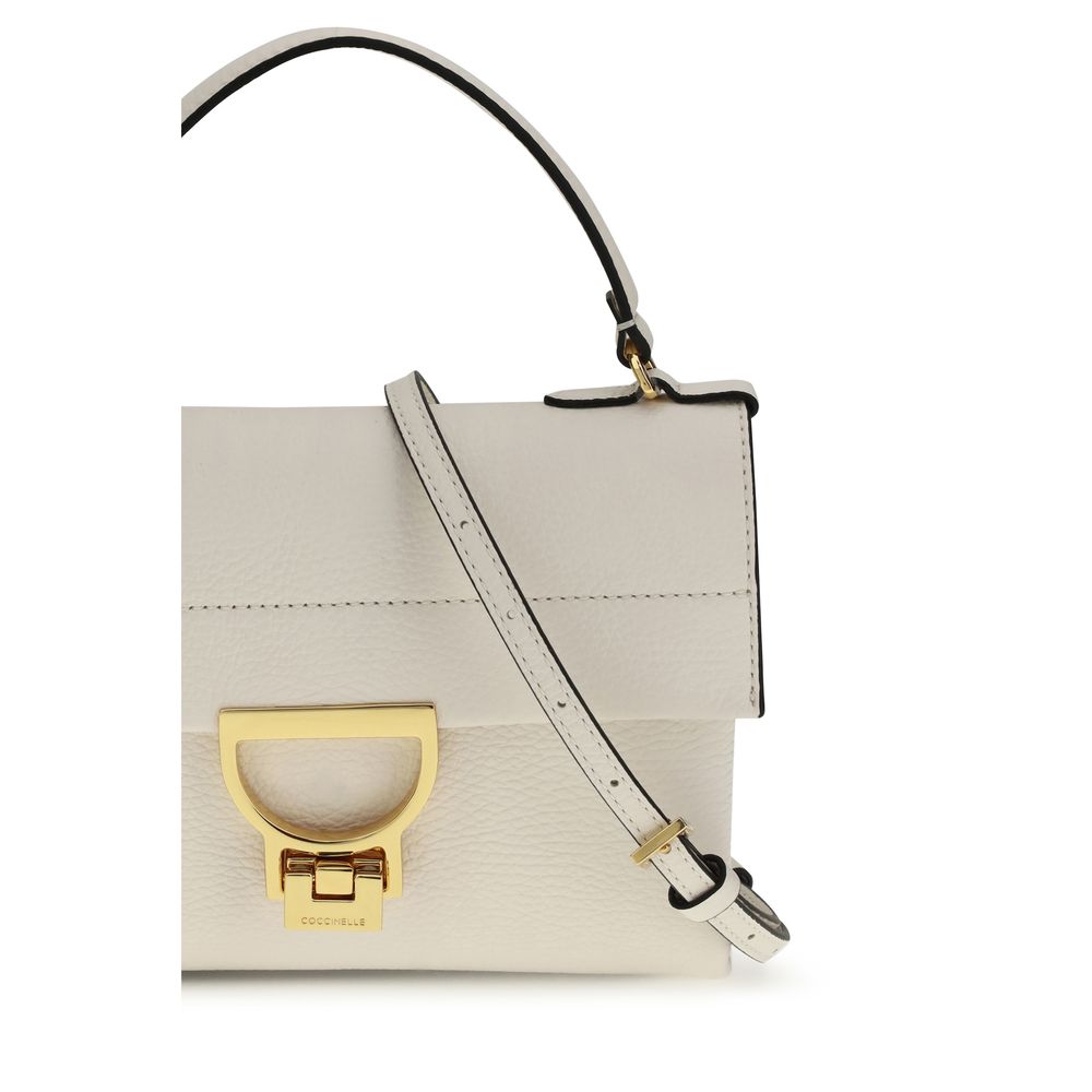 Beige Calf Leather Bos Taurus Handbag