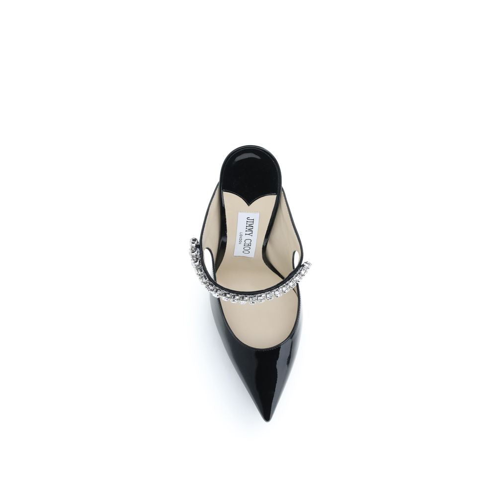 Black Calf Leather Bos Taurus High Heel Pumps