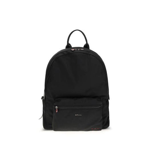 Black Nylon Backpack