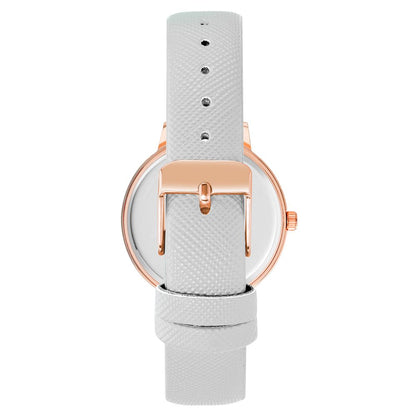 White Plastic Dress Watch