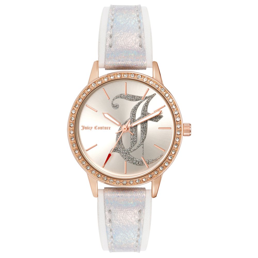 White Plastic Dress Watch