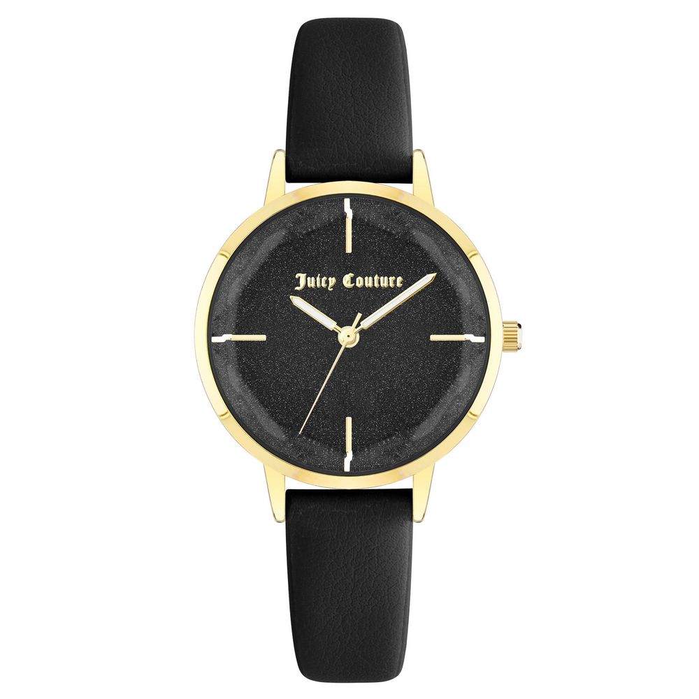 Black Plastic Dress Watch