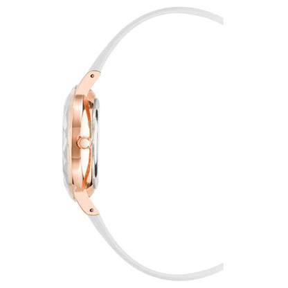 White Plastic Dress Watch