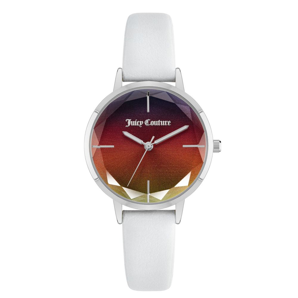 White Plastic Dress Watch